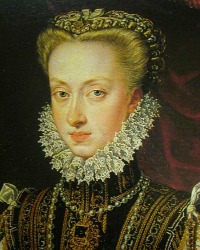 Anne of Austria, Queen of spain. By Alonso Sánchez Coello