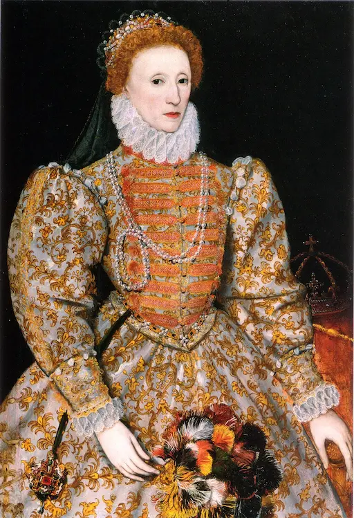 Painting of Queen Elizabeth I ca 1575