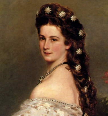 Empress Elisabeth of Austria portrait  by Franz Xaver Winterhalter (1865)