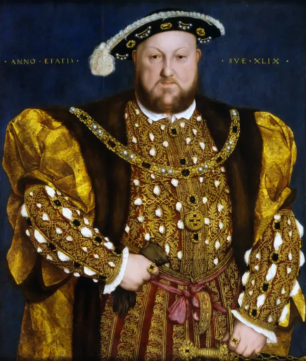 Portrait of Henry VIII of England by Holbein the younger