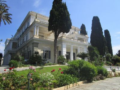 Empress Elisabeth of Austria (Sisi) ordered the construction of the Achilleion Palace in 1890. It is located on the beautiful Greek island Corfu.