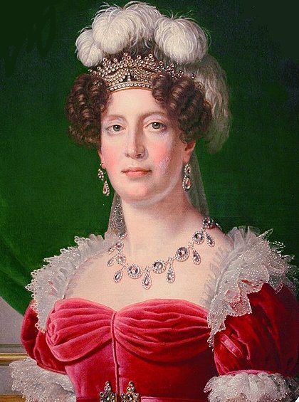 Marie-Thérèse of France, born as Madame Royale, she became prisoner, refugee, Duchess, Dauphine and even Queen of France for about twenty minutes. 